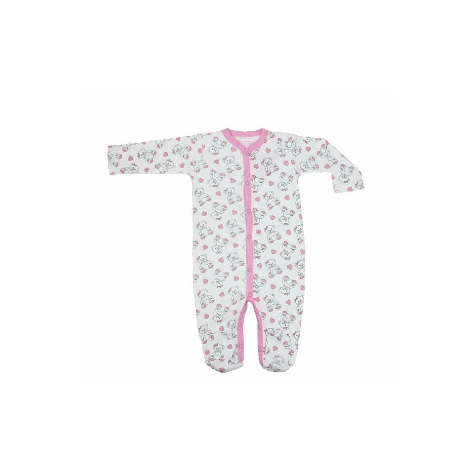 Salopeta, alba, ursuletul cu fundita 74 -80 cm