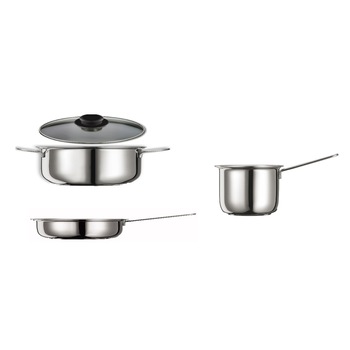 Set vase 4 piese, Gourmet Inoxriv, 16 cm Set vase 4 piese, Gourmet Inoxriv, 16 cm