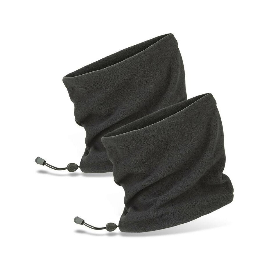 Set 2 gulere, Tarjane, 100% Poliester, Cu snur de ajustare, 26 x 25 cm, Gri