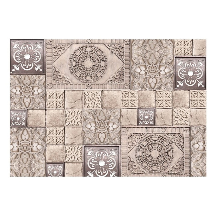 Fototapet vlies pentru Sufragerie, Dormitor, Placi de piatra - 100cm X 70cm, Instructiuni, lipici