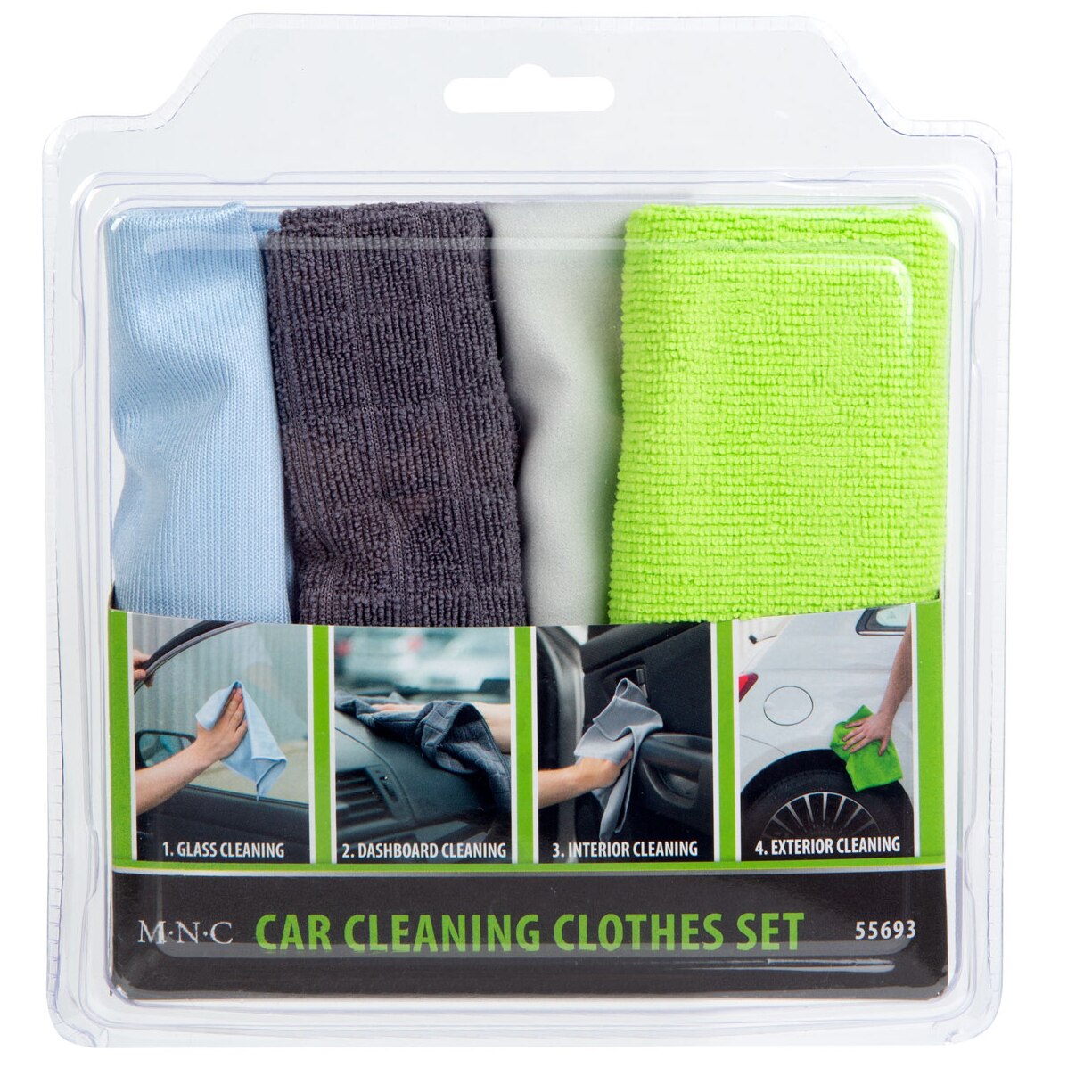 Set lavete MNC pentru auto , 30 x 40 cm, 4 buc