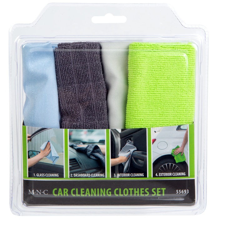 Set lavete MNC pentru auto , 30 x 40 cm, 4 buc