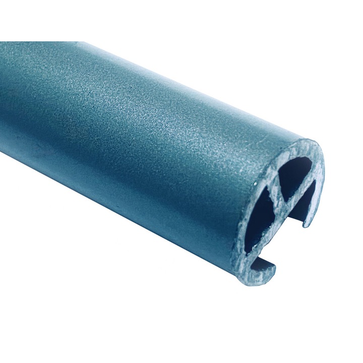 Bara galerie metalica cu canal 20 mm chrom mat