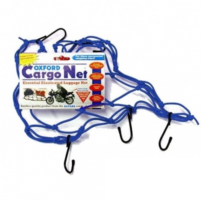 Plasa bagaje Oxford, 6 prinderi, albastru