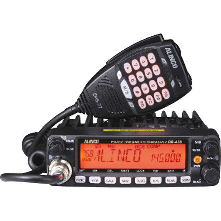 Statie radio VHF/UHF PNI Alinco DR-638HE dual band 144-146MHz/430-440Mhz