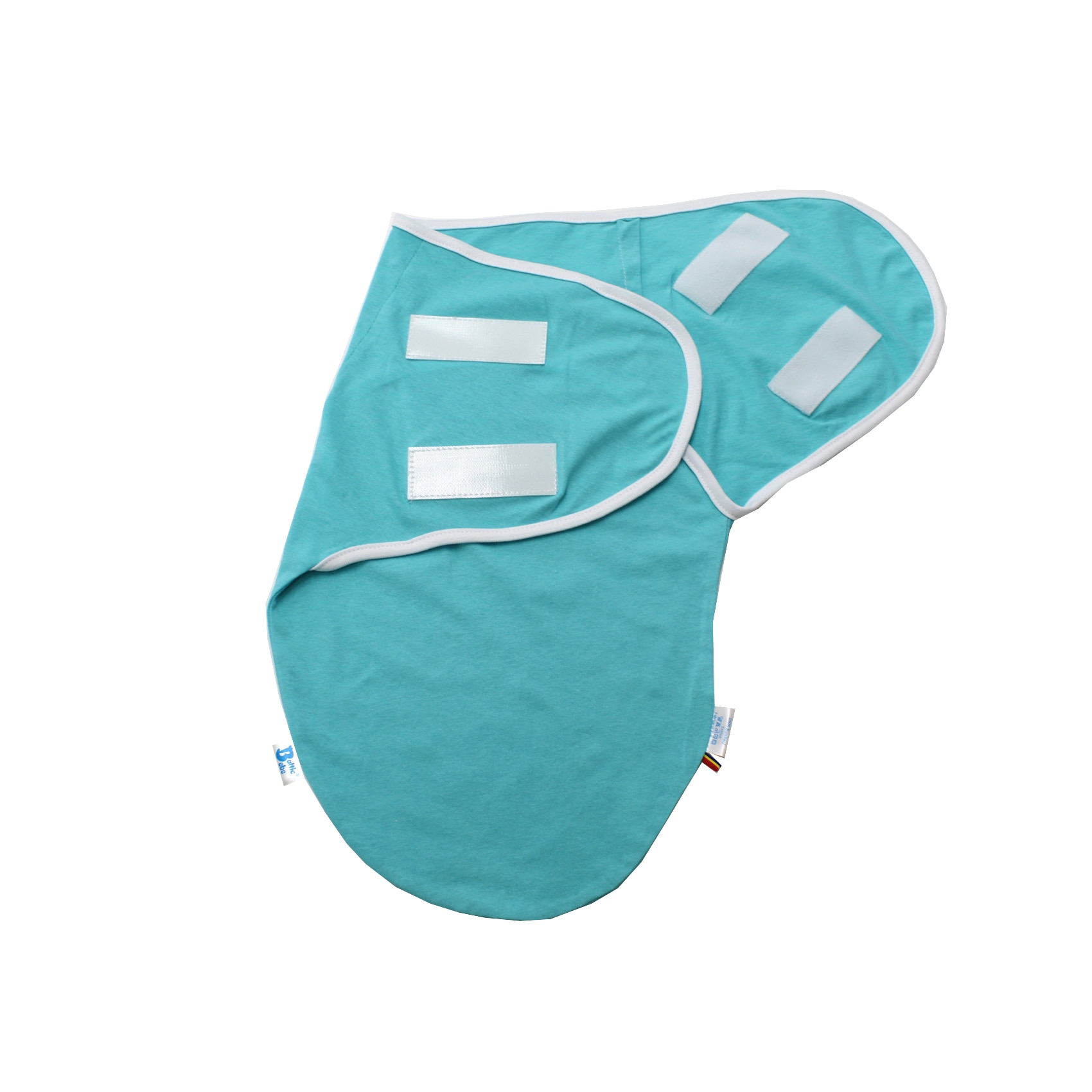 Sistem de Infasare Simplu, BalticBebe, Bumbac, Albastru, 0-3 luni,