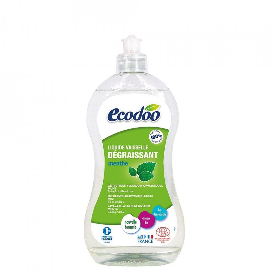 Detergent bio vase ultradegresant cu otet si menta 500ml