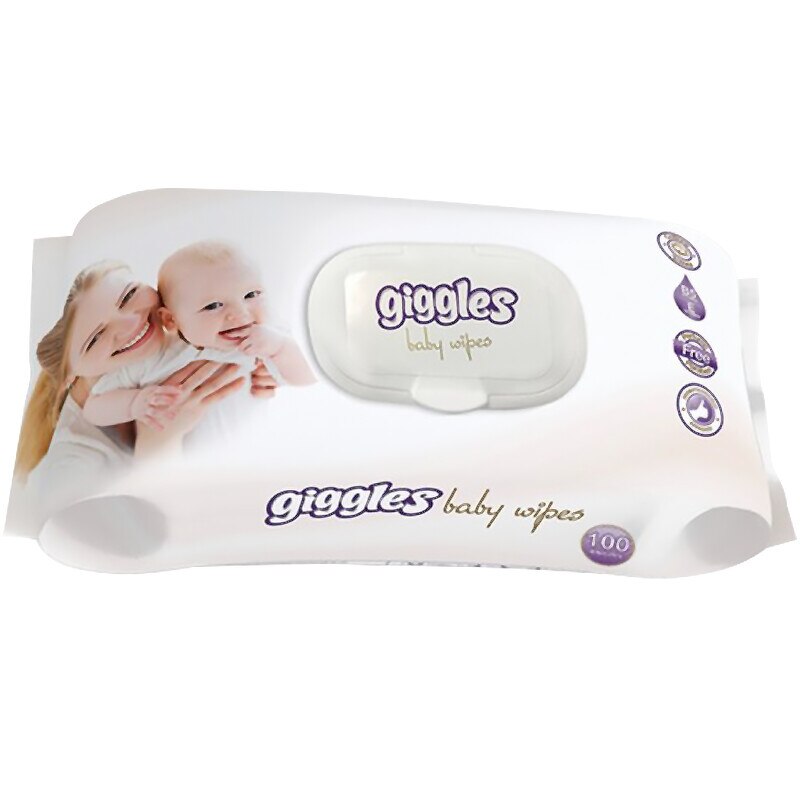 Servetele umede pentru bebelusi, Giggles Baby Wipes, 100 buc