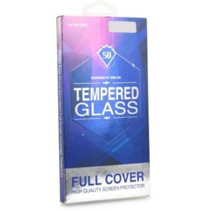 Стъклен протектор Tempered Glass Full Glue 5D - SAM G965 GALAXY S9 PLUS Черен - case friendly