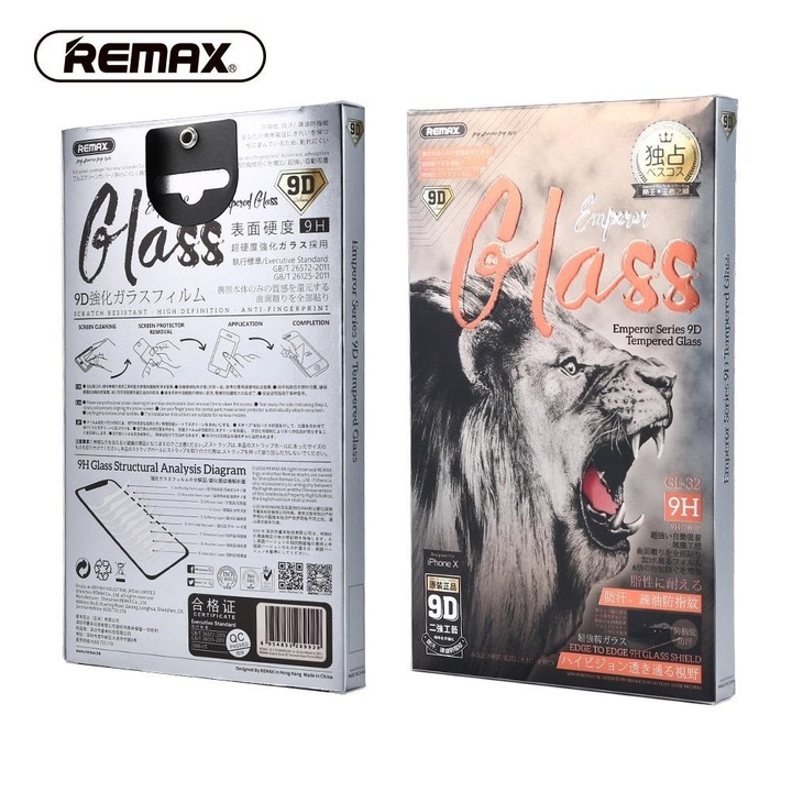 Remax GL-32 iPhone 7 / 8 / SE 2020 (4,7") fehér 9D előlapi üvegfólia