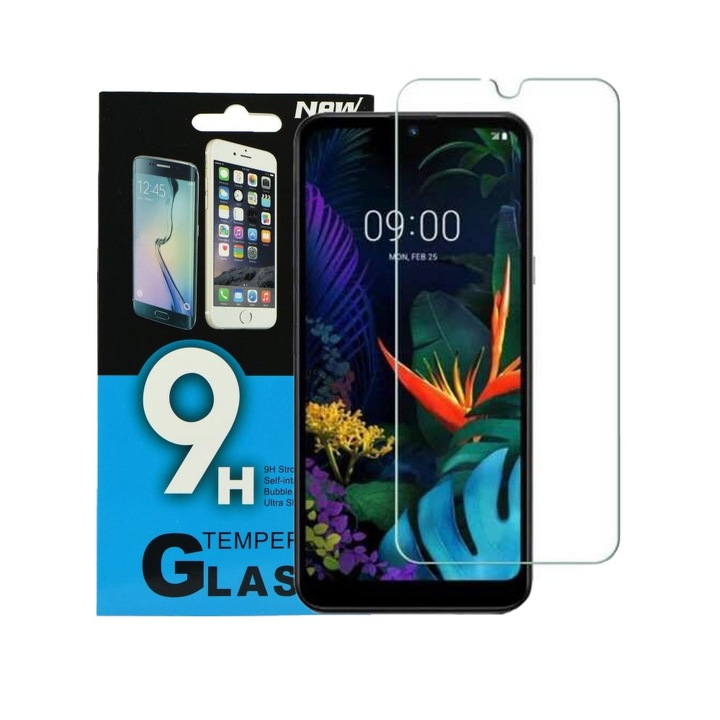 LG K40S kompatibilis üvegfólia, előlapi, edzett