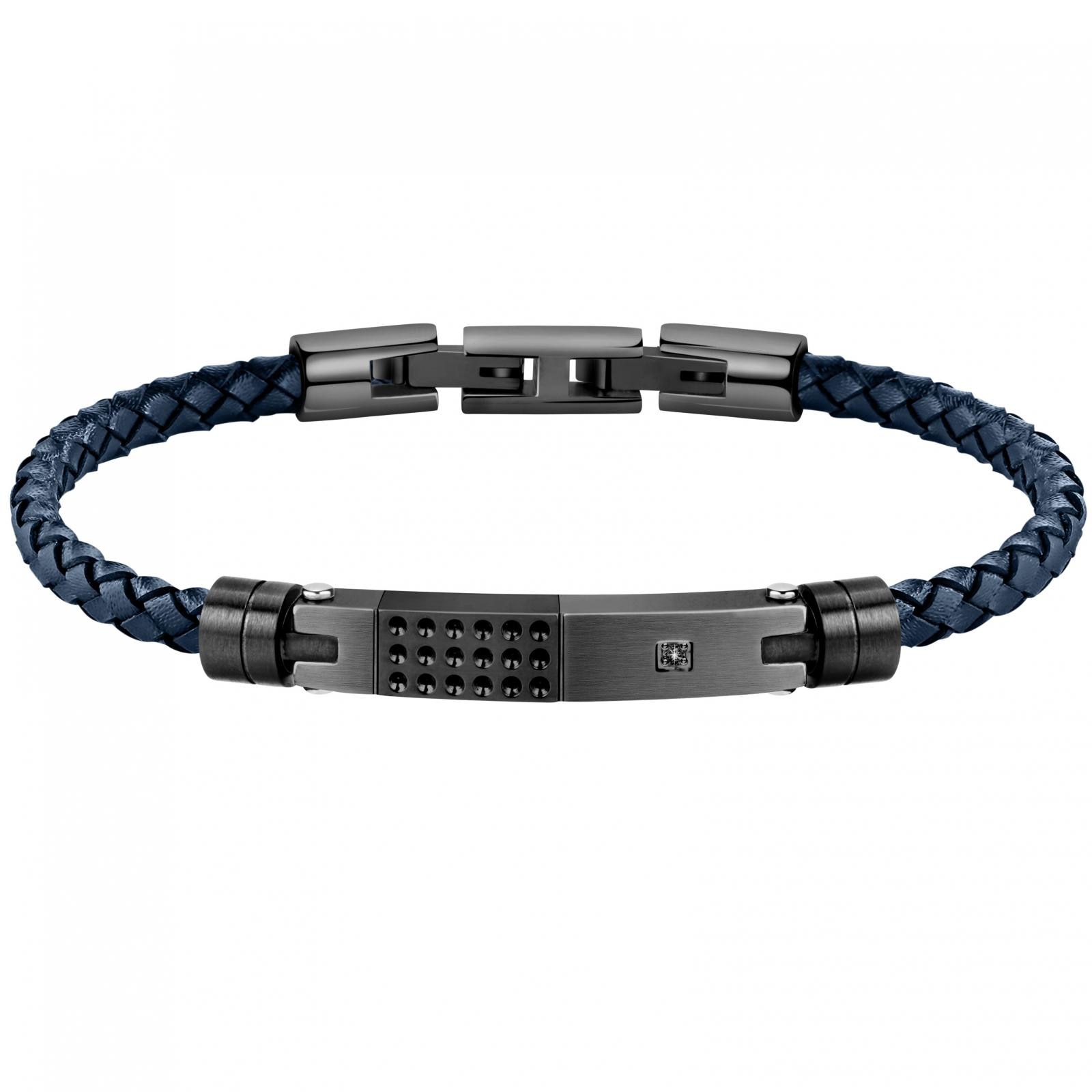 Bratara Morellato SQH21, Negru, Albastru