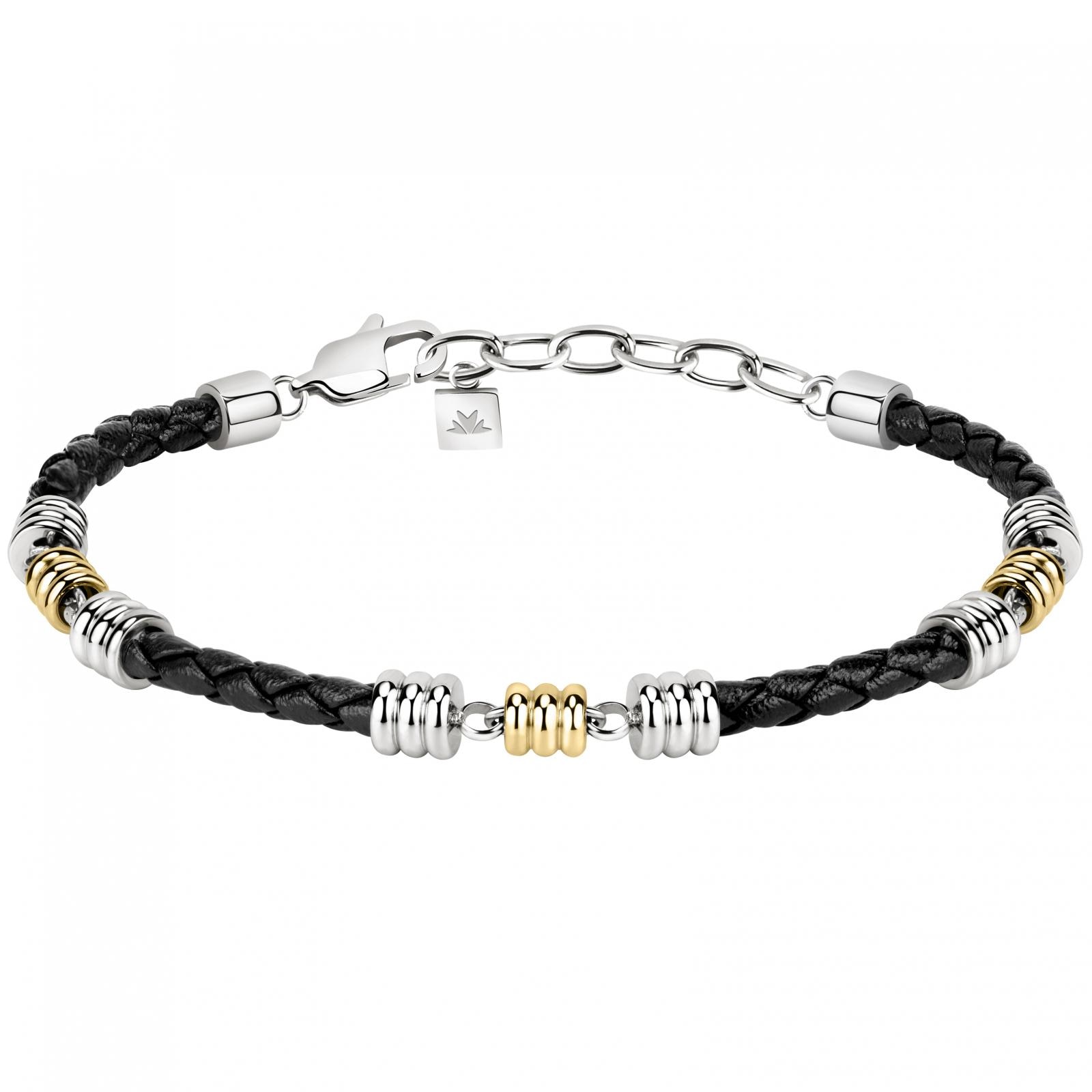 Bratara Morellato SKR54, Argintiu, Negru, Auriu