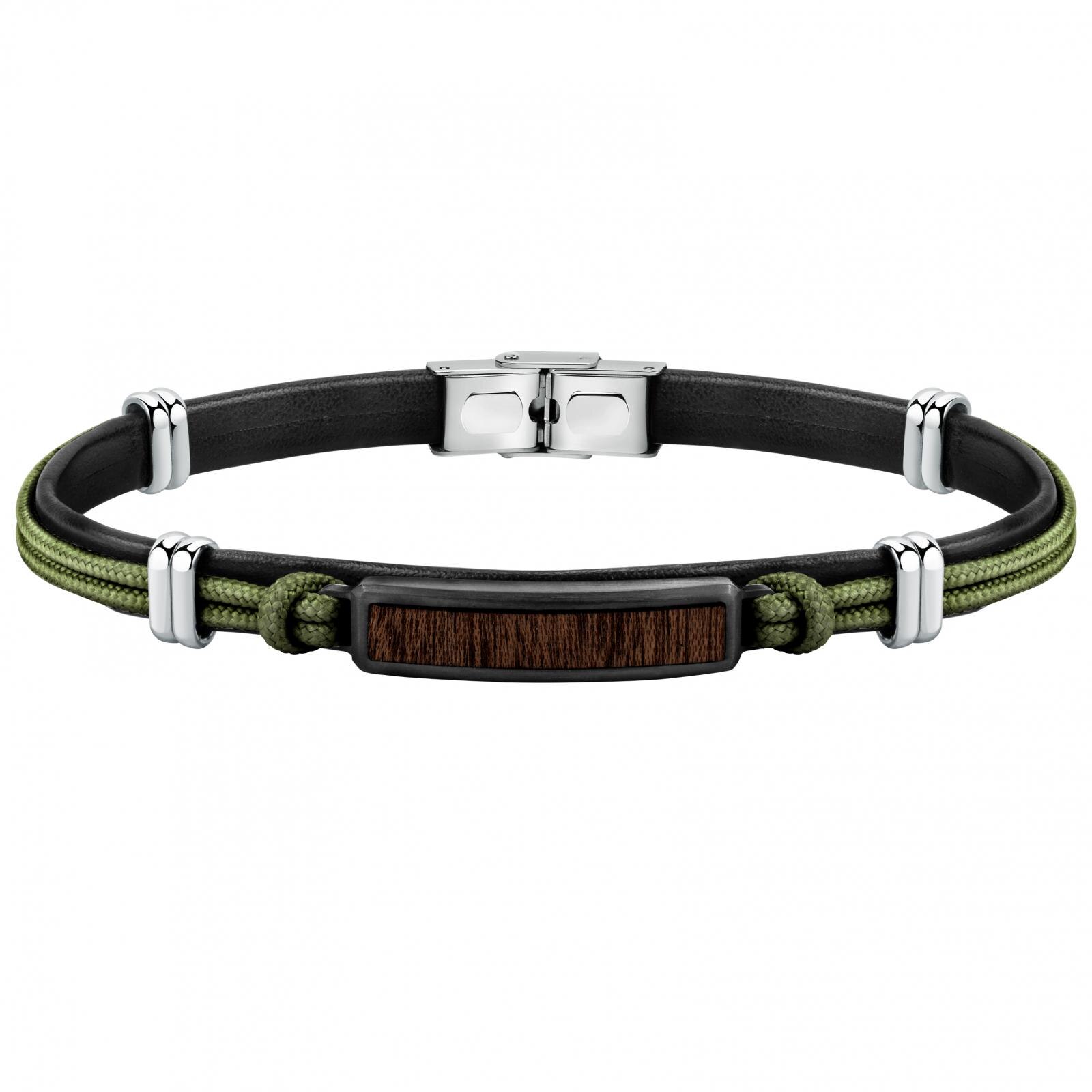 Bratara Sector SATL11, Argintiu, Negru, Verde