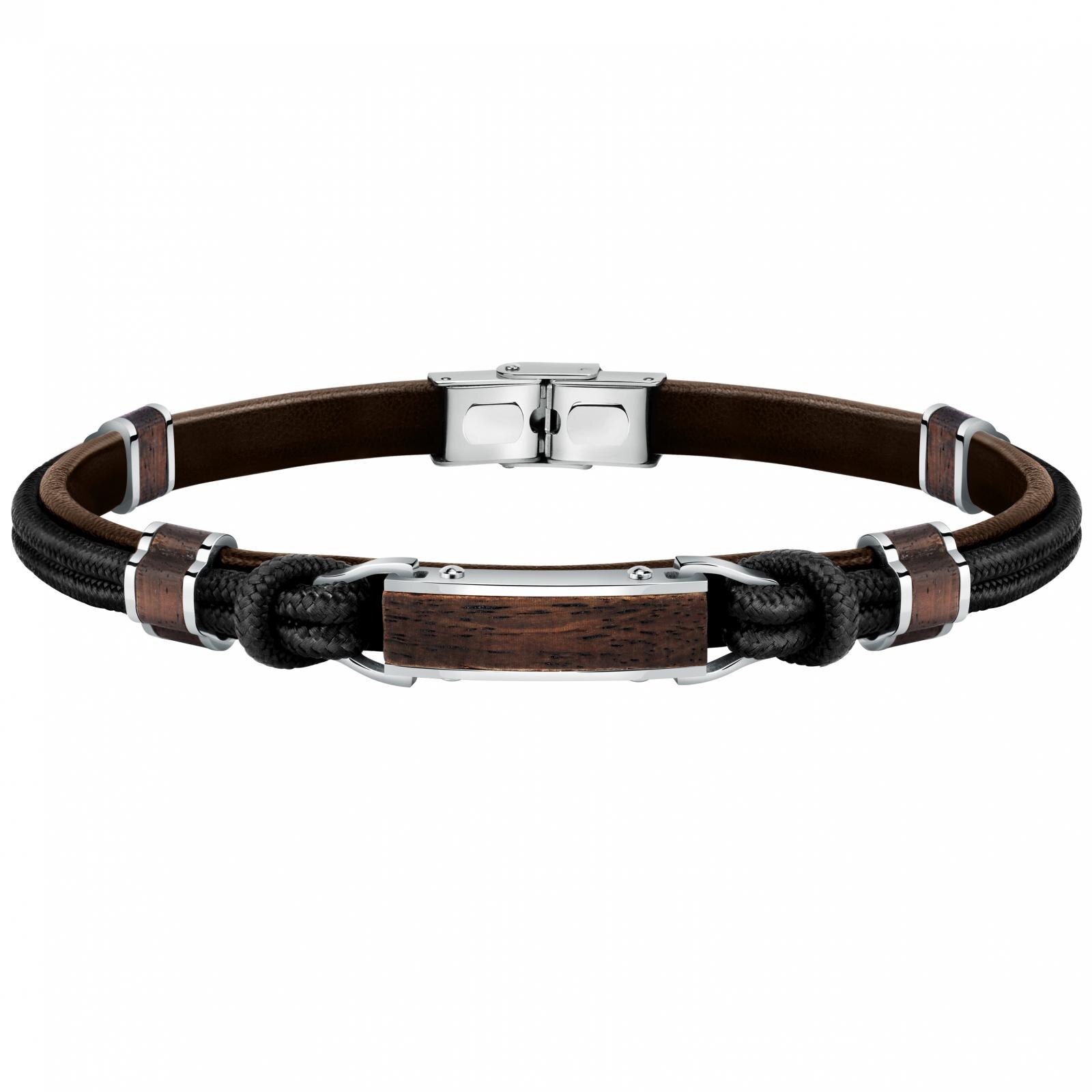 Bratara Sector SATL12, Argintiu, Negru, Maro