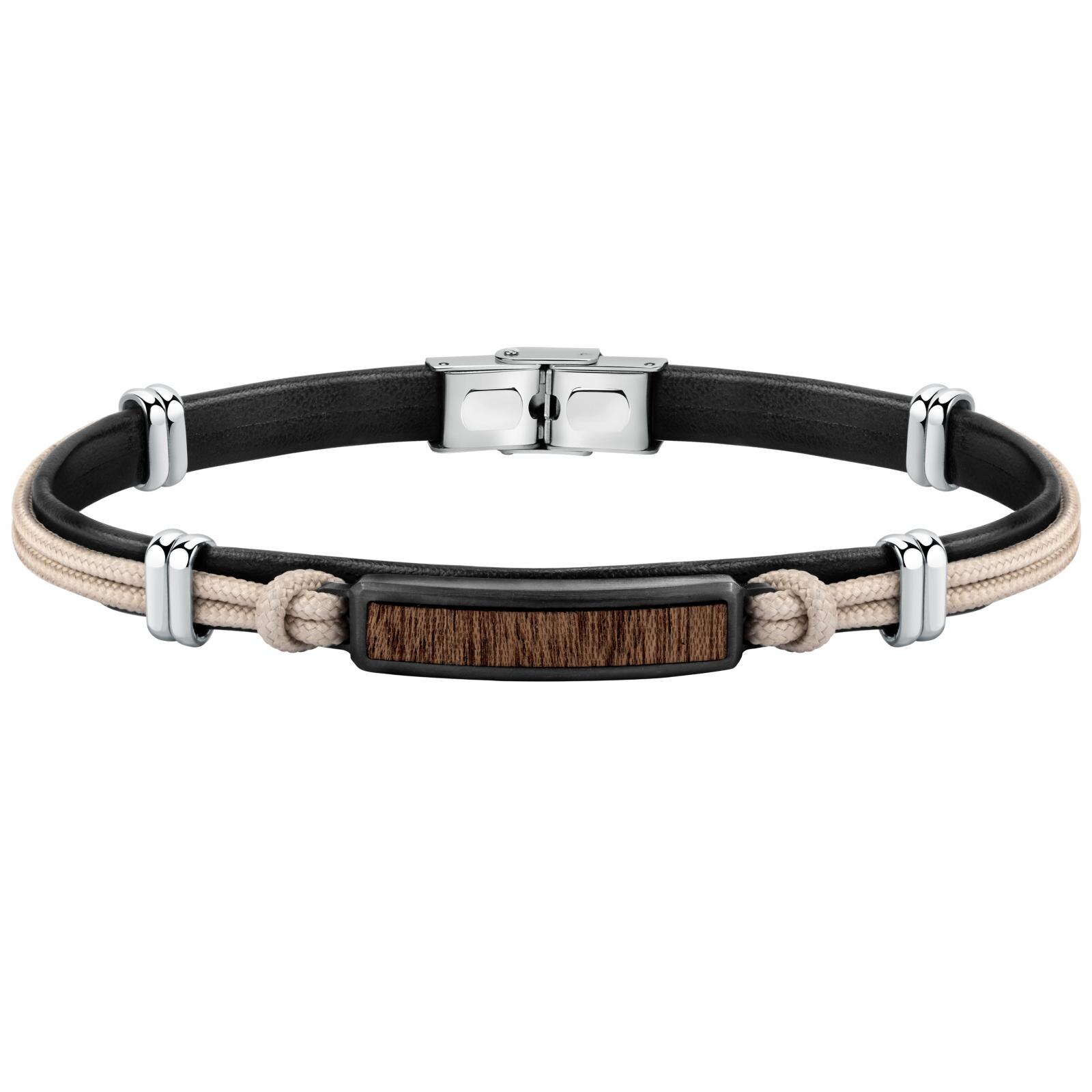 Bratara Sector SATL10, Negru, Crem