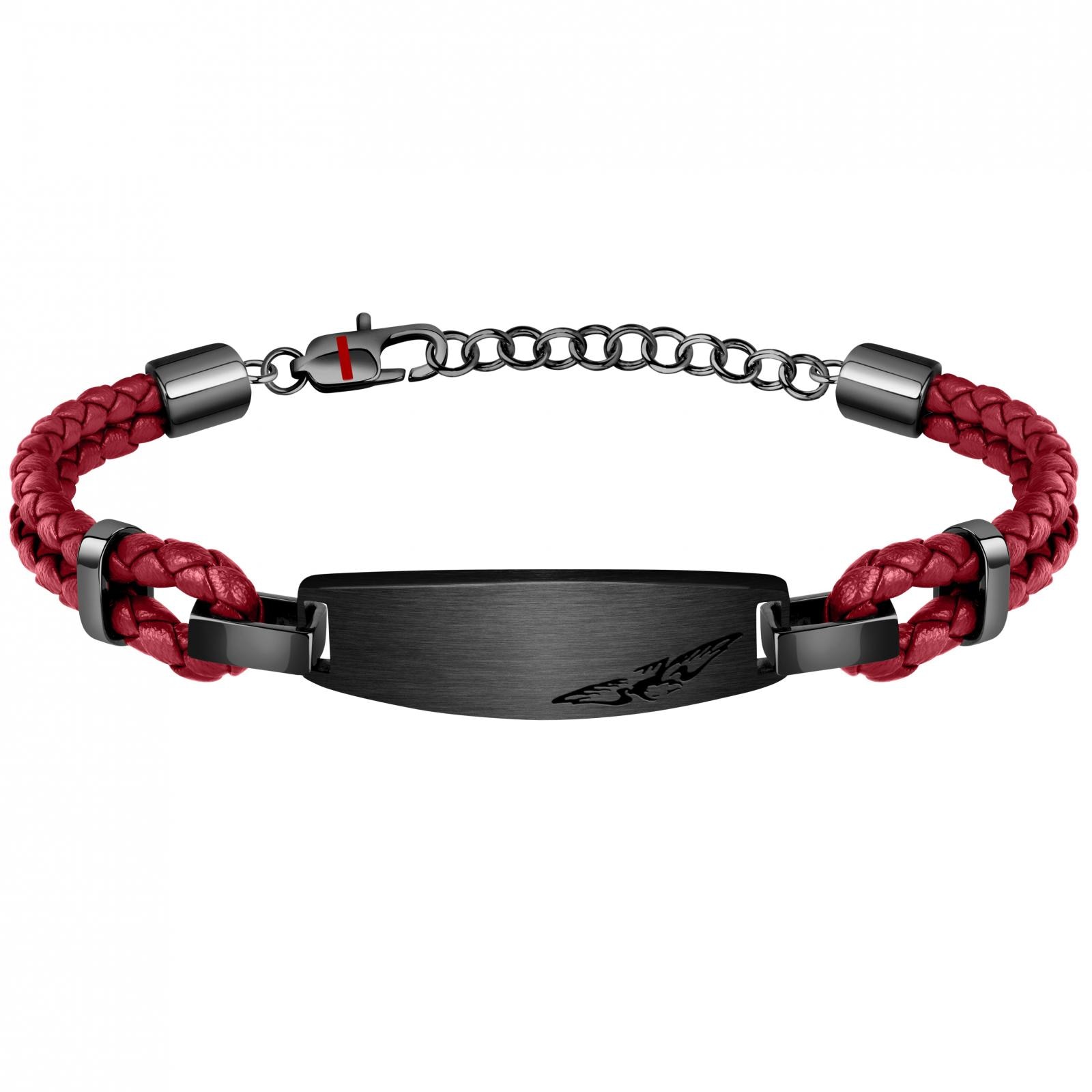 Bratara Sector SZV74, Argintiu, Negru, Rosu