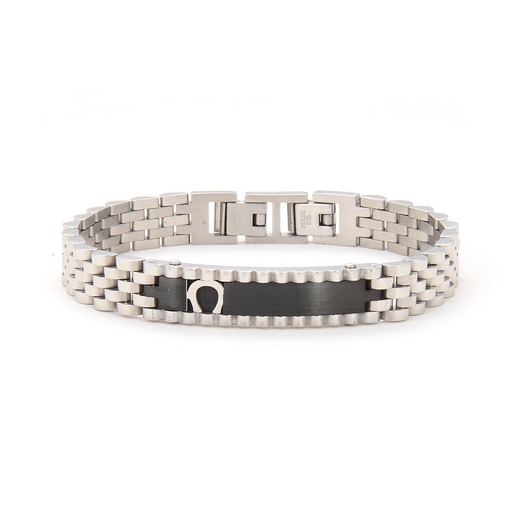 Bratara argintie, Santa Barbara Polo, pentru barbati, din otel inoxidabil, SBJ.6.1044-1