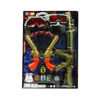 set arme de jucarie cu ventuze pusca pistoaleochelari masca8 piese imagen 26_0_
0