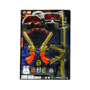 Set Arme de jucarie cu ventuze, Pusca , pistoale, ochelari , Masca,8 piese Set Arme de jucarie cu ventuze, Pusca , pistoale, ochelari , Masca,8 piese
