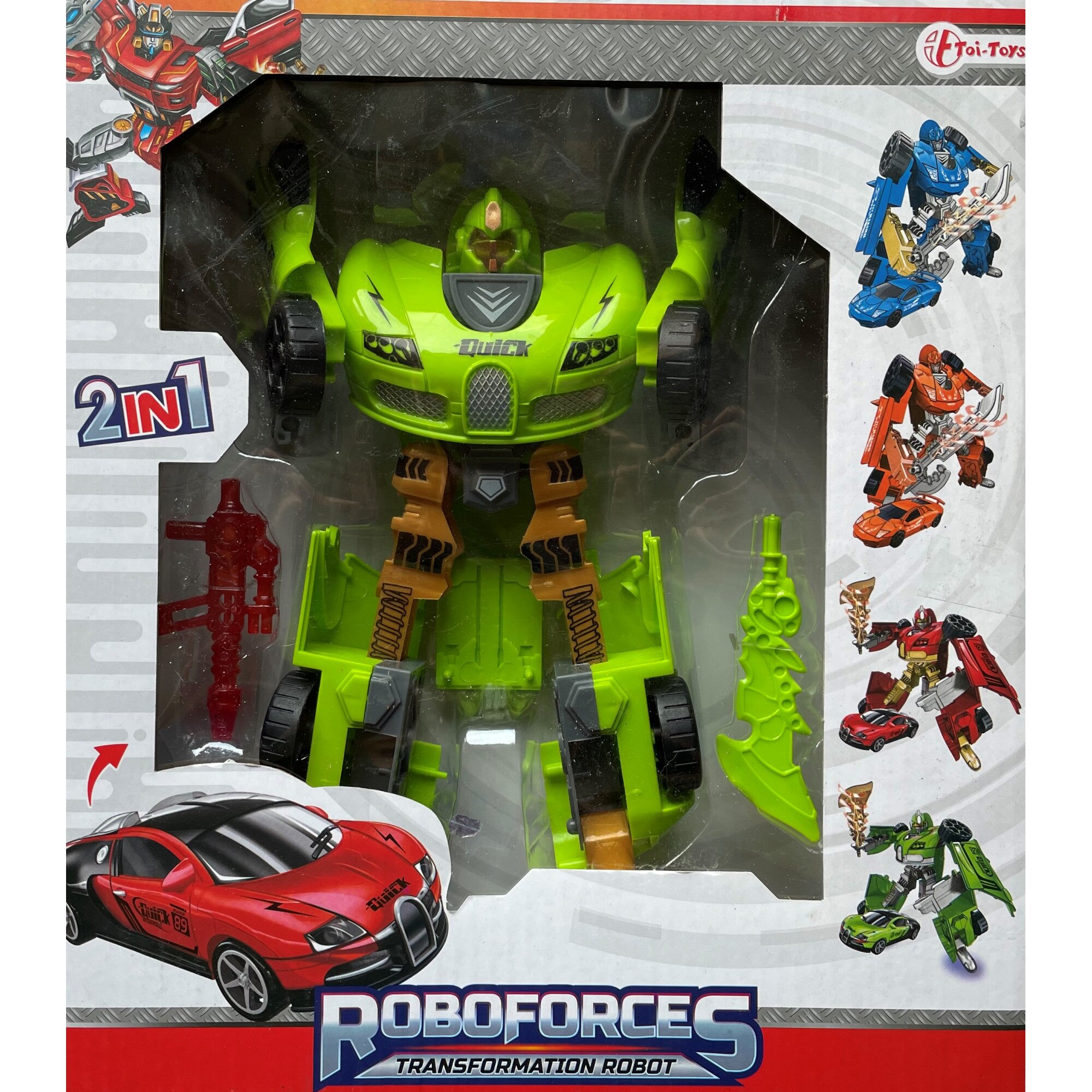 Transformer store robot toy