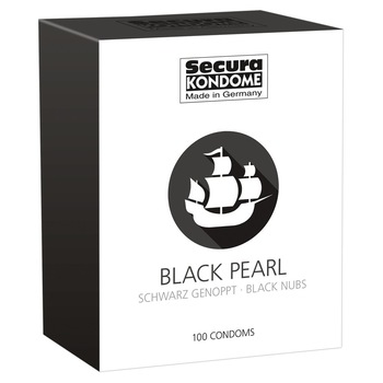 Prezervative Secura Black Pearl 100 buc Prezervative Secura Black Pearl 100 buc