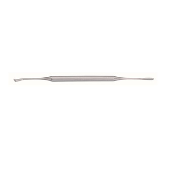 Spatula profesionala pentru pedichiura, cu doua capete, otel inoxidabil, 16 cm, Erbe Solingen Spatula profesionala pentru pedichiura, cu doua capete, otel inoxidabil, 16 cm, Erbe Solingen