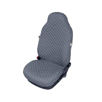Husa scaun auto , Metru Patrat , de culoare gri , universala , poliester , bumbac , fibre PES Husa scaun auto , Metru Patrat , de culoare gri , universala , poliester , bumbac , fibre PES