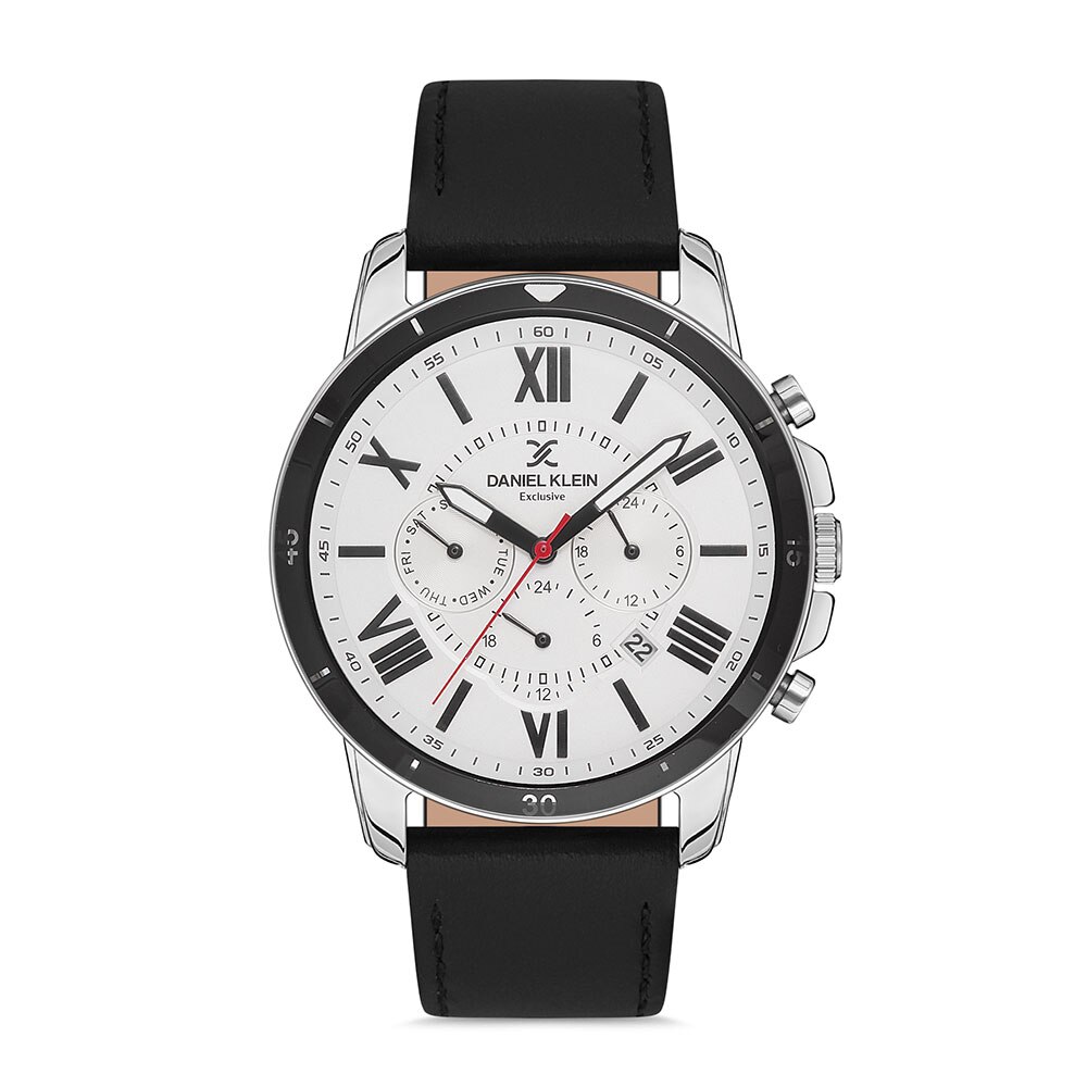 Ceas pentru barbati Daniel Klein Exclusive DK.1.12597, Piele naturala