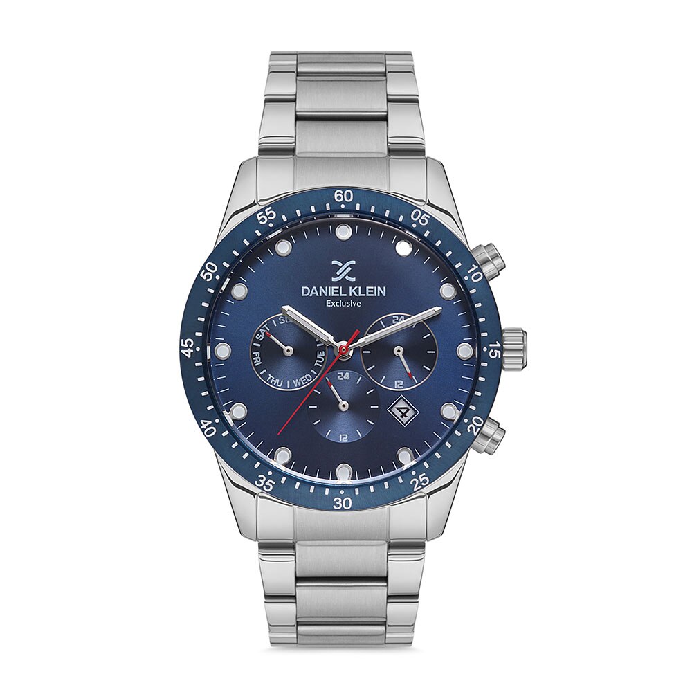 Ceas pentru barbati Daniel Klein Exclusive DK.1.12600, Bleumarin, Otel