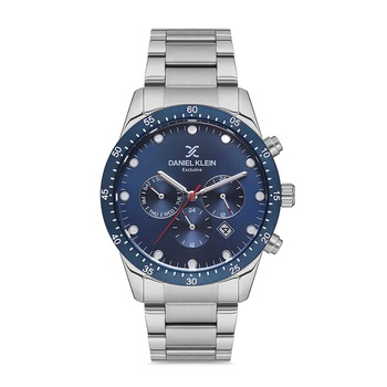 Ceas pentru barbati Daniel Klein Exclusive DK.1.12600, Bleumarin, Otel Ceas pentru barbati Daniel Klein Exclusive DK.1.12600, Bleumarin, Otel