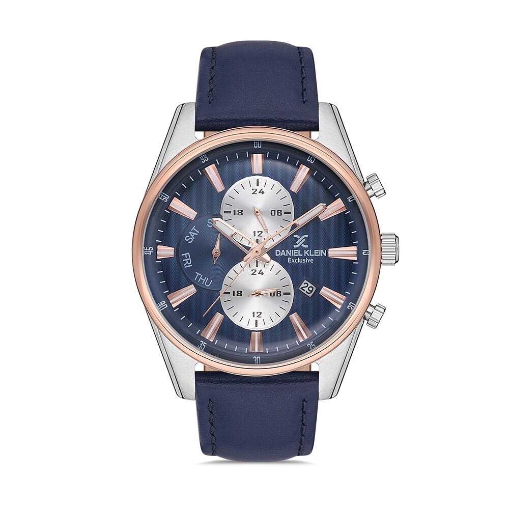 Ceas pentru barbati Daniel Klein Exclusive DK.1.12589, Piele naturala