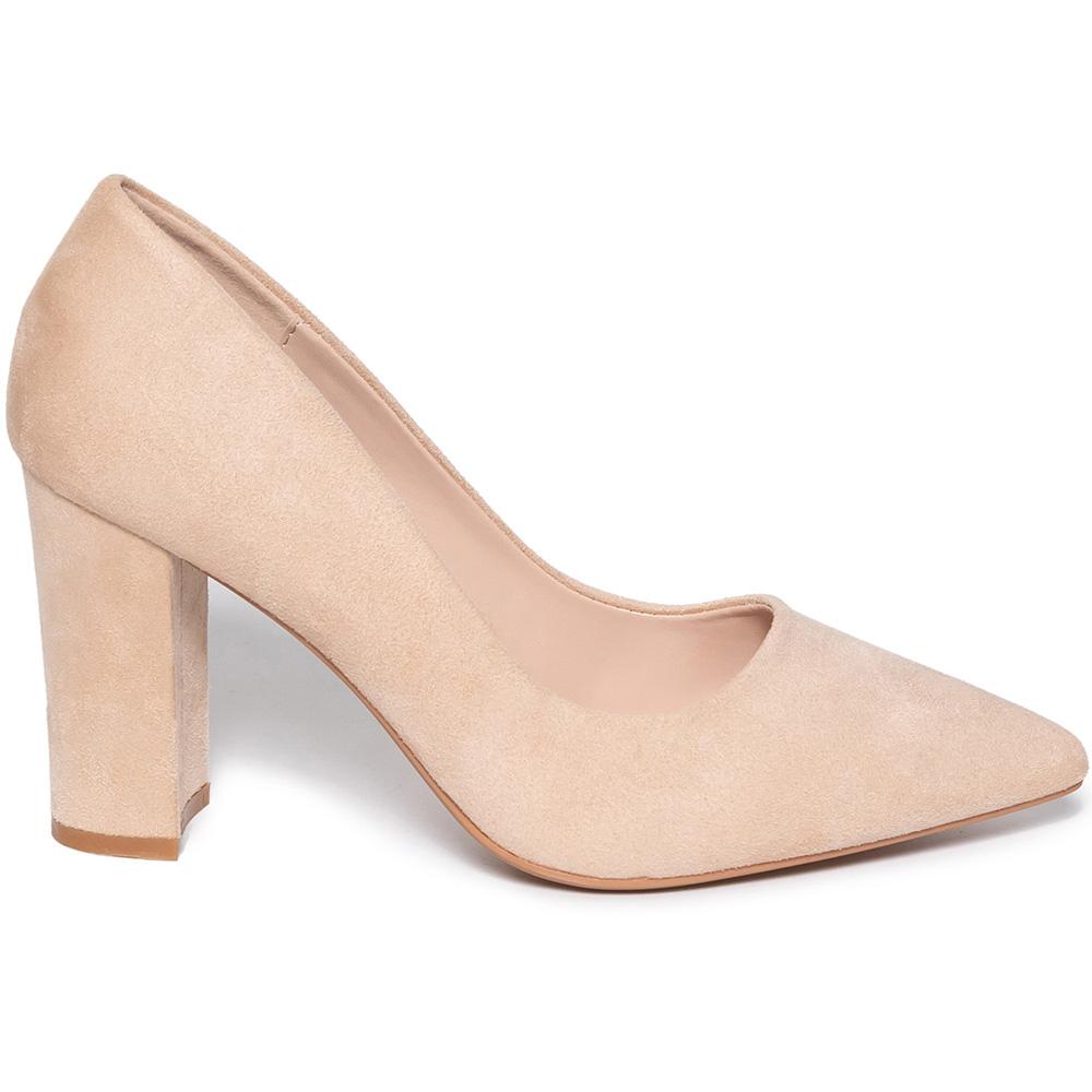 Pantofi dama Kaily cu toc inalt, Bej, Bej