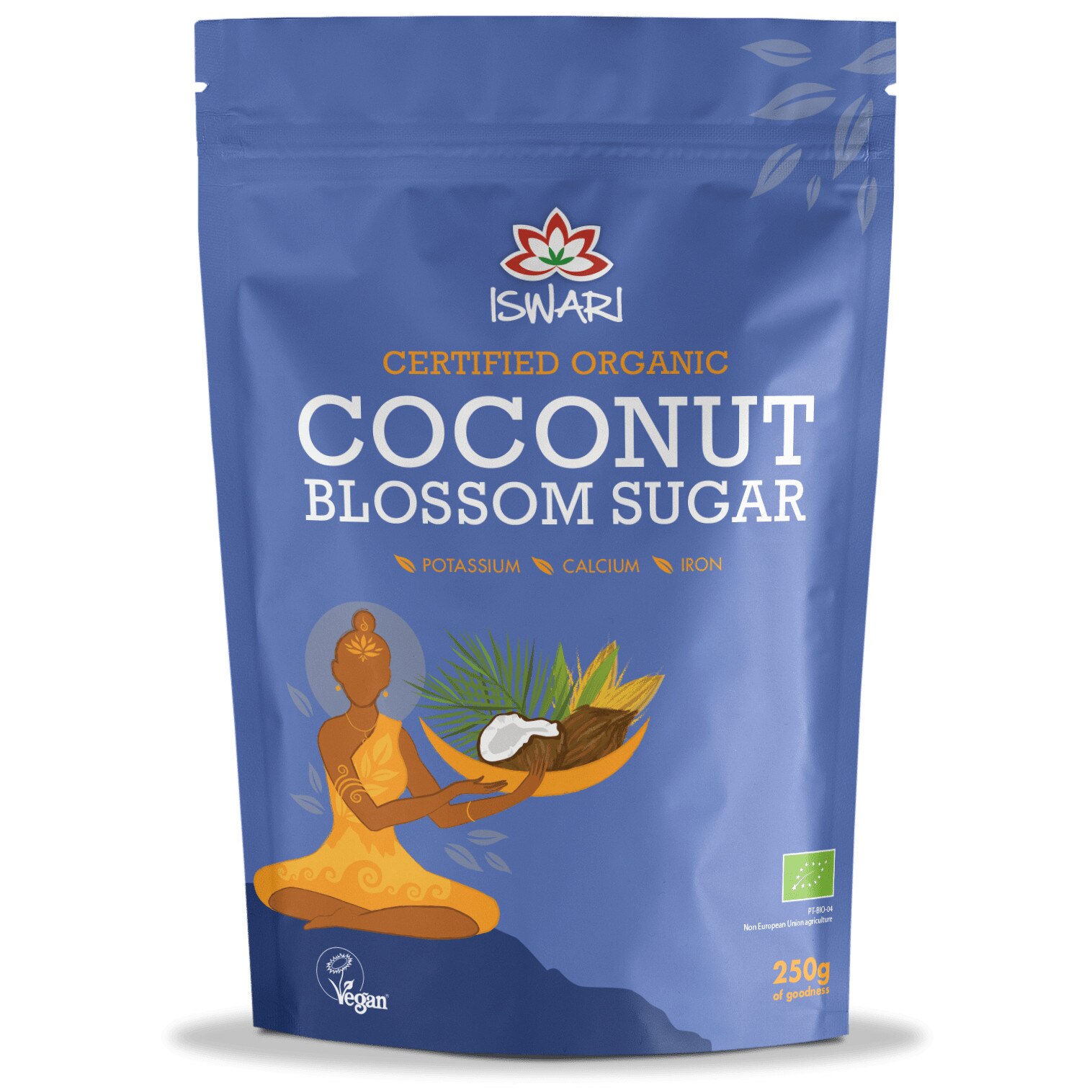 Zahar din flori de cocos bio Iswari