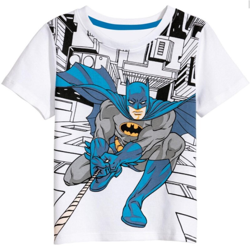 Tricou Batman Hero Gotham, Alb