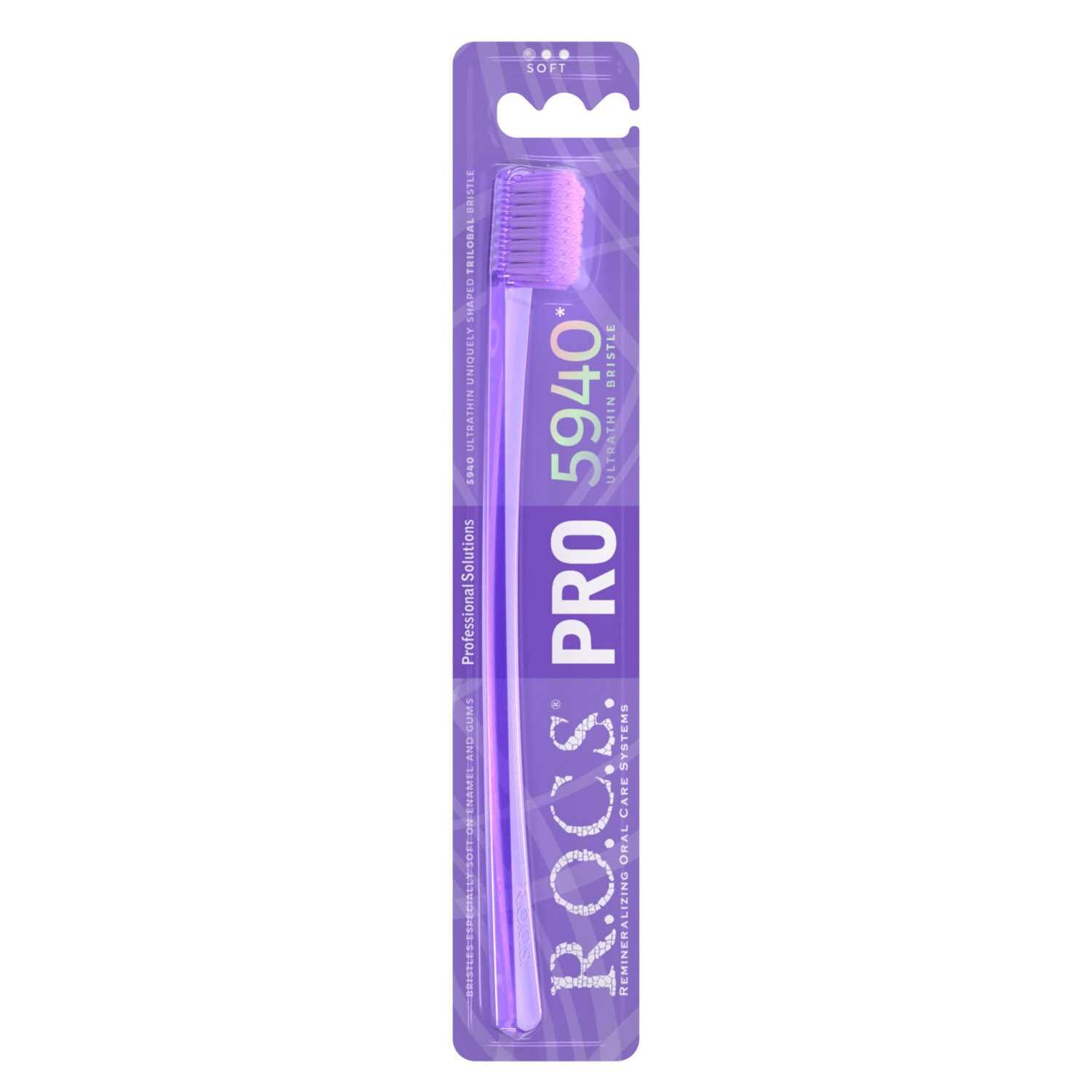 Periuta dinti R.O.C.S. pentru adulti PRO, soft - Mov