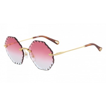 Ochelari de soare, de dama, Chloe CE143S 823, Auriu Ochelari de soare, de dama, Chloe CE143S 823, Auriu