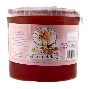 Miere poliflora Fagurele Auriu 7.5 kg Miere poliflora Fagurele Auriu 7.5 kg