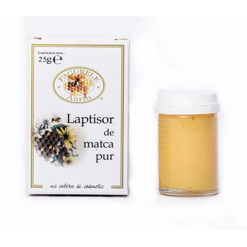 Laptisor de matca pur 25g Fagurele Auriu Laptisor de matca pur 25g Fagurele Auriu