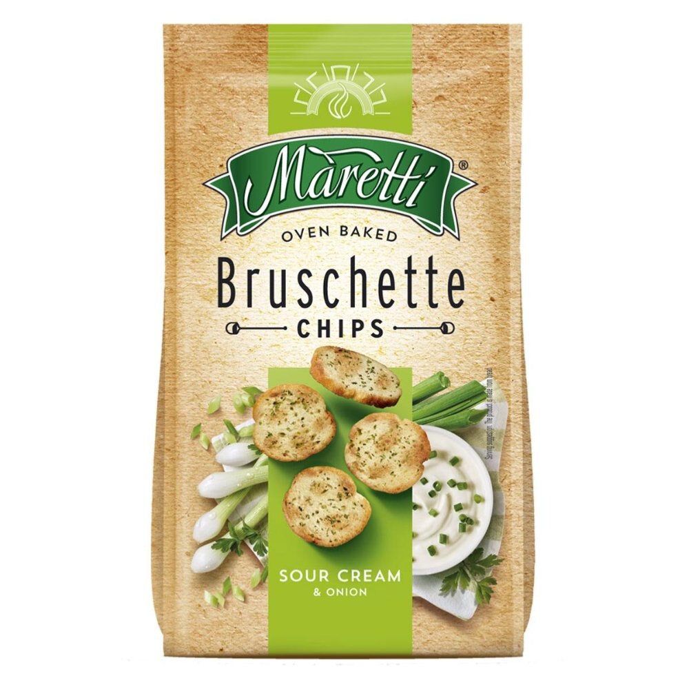 Bruschette Maretti cu Aroma de Smantana si Ceapa, 70 g
