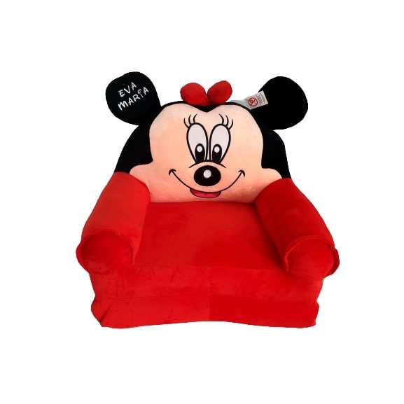 Fotoliu din plus extensibil Minnie Mouse PERSONALIZAT, Best Toys