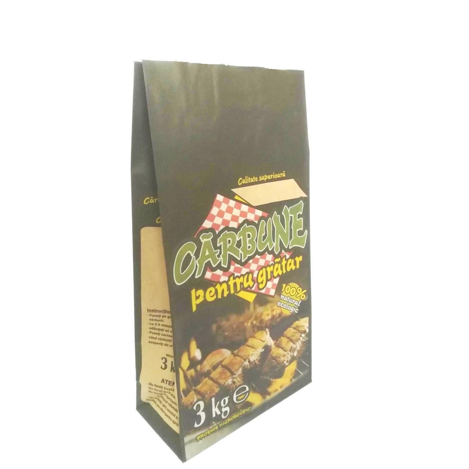 Saci din hartie dublu strat, ambalare carbuni, fara maner, 20 buc /set