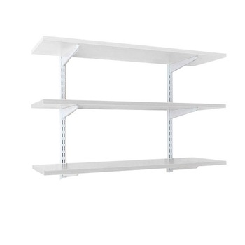 Raft suspendat ajustabil 3P, 100x25x100 cm, Arly Metal/PAL Alb Raft suspendat ajustabil 3P, 100x25x100 cm, Arly Metal/PAL Alb