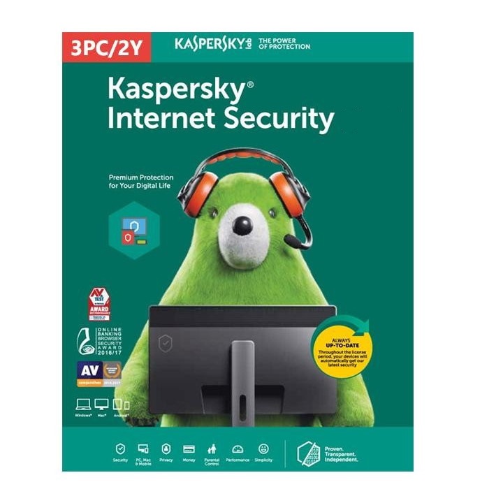 Kaspersky Internet Security - 3 Device MD 2 year