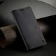 Калъф за Samsung Galaxy S21 Plus, CaseMe Retro, тънък, кожен, тип портфейл, стойка, магнитно закопчаване, мека текстура, RFID защита, Черен