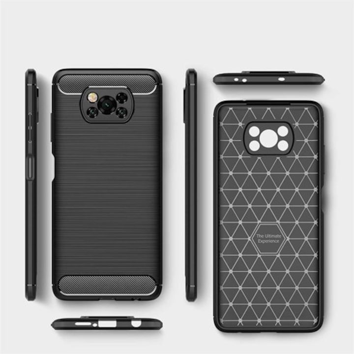 fixGuard Armor Carbon tok Xiaomi Poco X3 NFC-hez, szénfekete