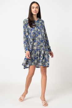 Haily's, Rochie tip camasa cu model floral Lexi, Multicolora, XL Haily's, Rochie tip camasa cu model floral Lexi, Multicolora, XL