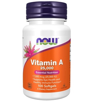 Supliment alimentar Vitamin A 25.000IU 100 capsule Supliment alimentar Vitamin A 25.000IU 100 capsule