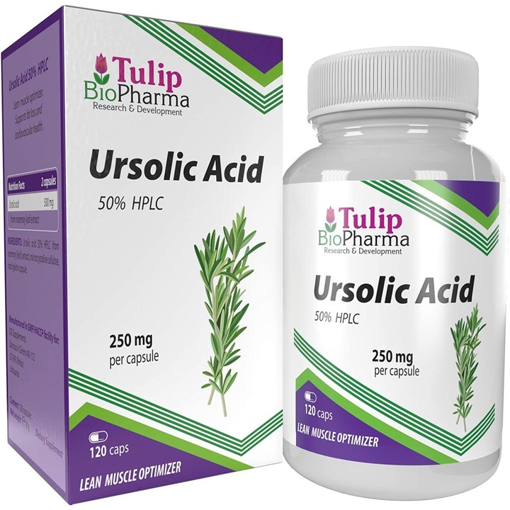 Ursolic Acid 120 capsule 250mg Concentratie maxima