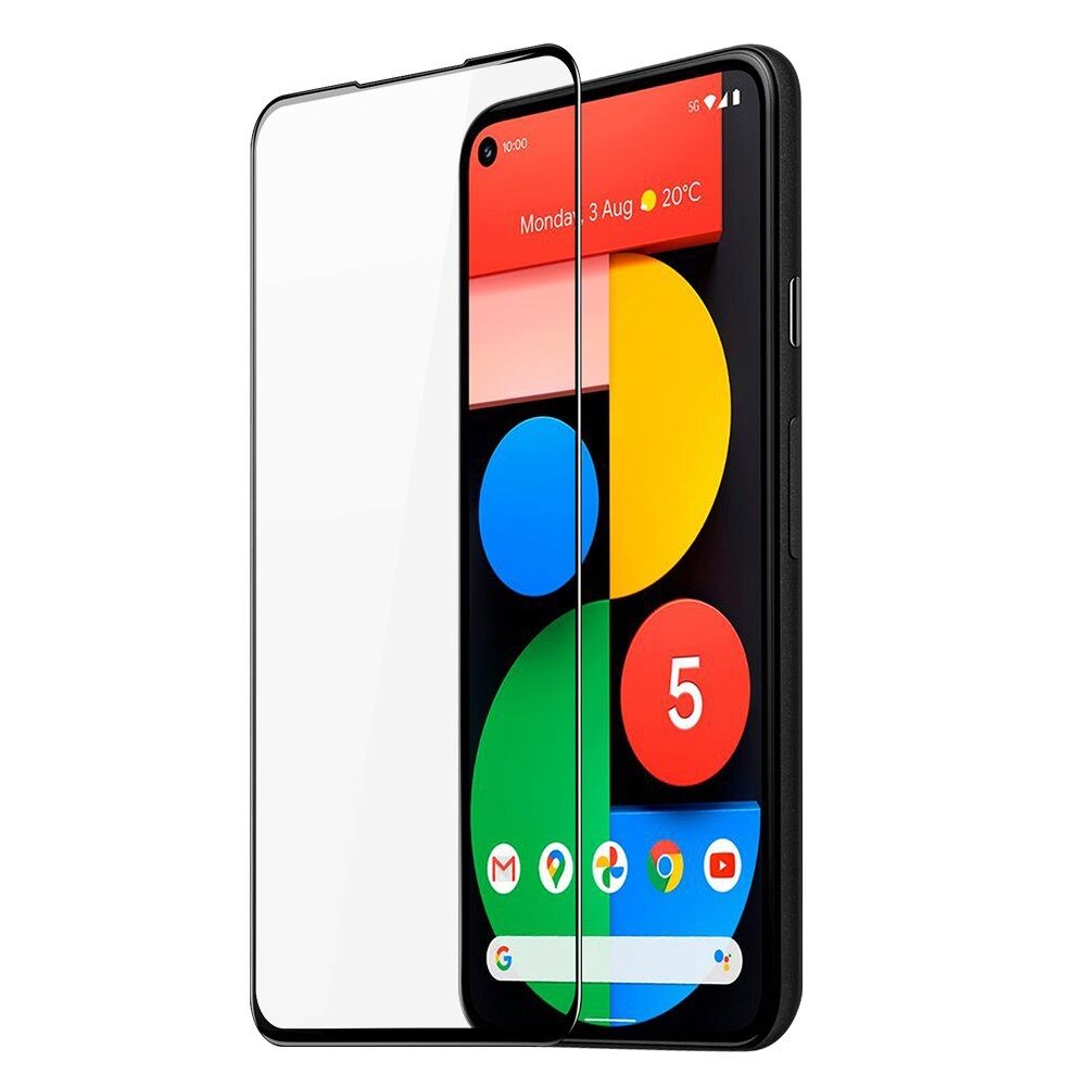 Folie de Protectie Dux Ducis 9D pentru Google Pixel 5, Sticla Temperata, Case Friendly, Negru